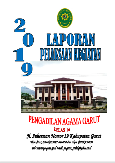 laporan pelaksanaan kegiatan tahun 2019