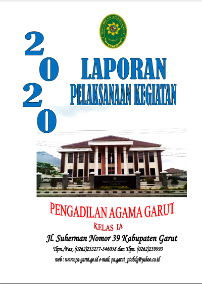 laporan pelaksanaan kegiatan tahun 2020