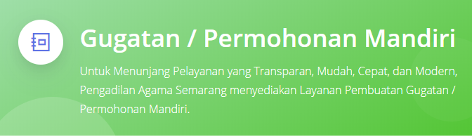 gugatan mandiri